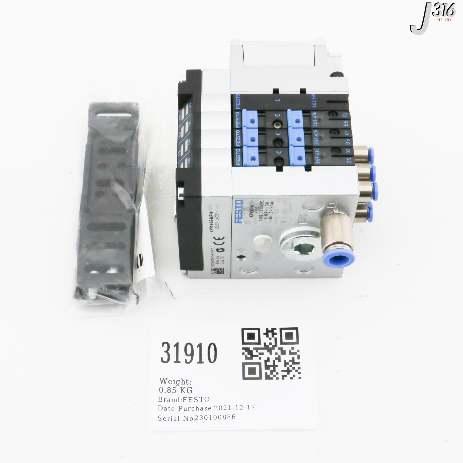 d.year 専用 31910 FESTO VLV TERMI, 18200, CPV10-GE-MP-4 18253 (NEW) CPV10-VI